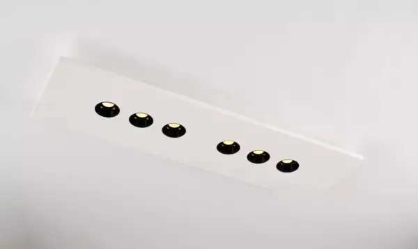 Plafonnier LED XICO en plâtre blanc à peindre 12x3W avec CCT 70x20 cm – Image 2