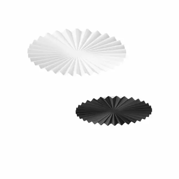 LUCE AMBIENTE E DESIGN Anadara Applique métal noir 20W CCT 50 cm (Applique murale / Éclairage intérieur LED)