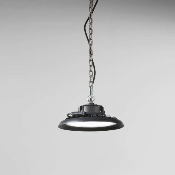 Phare LED high-bay AVATAR en aluminium noir 150W 4000K IP65 – Image 2