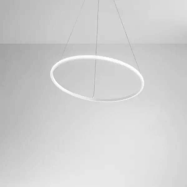 Suspension LED Axis en métal blanc avec diffuseur silicone CCT 600 x H1500 mm 30W – Image 4