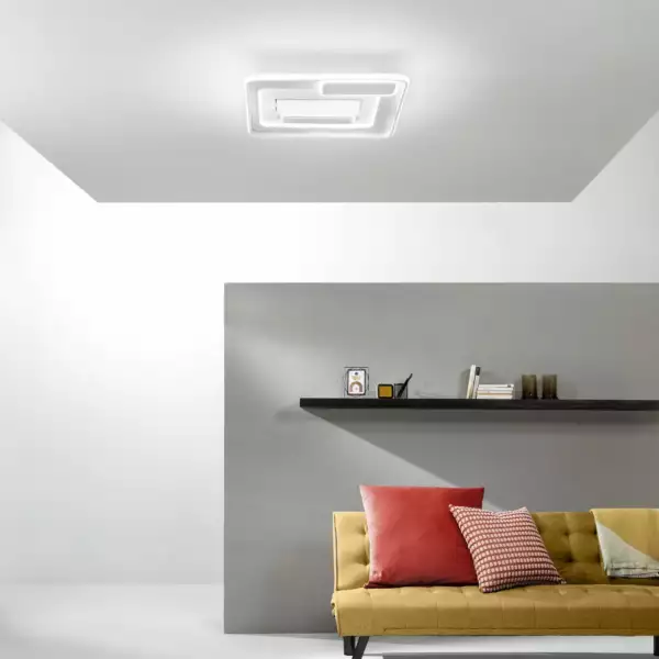 Plafonnier LED Blyth avec ventilateur invisible 48W 4800K 50 cm – Image 3