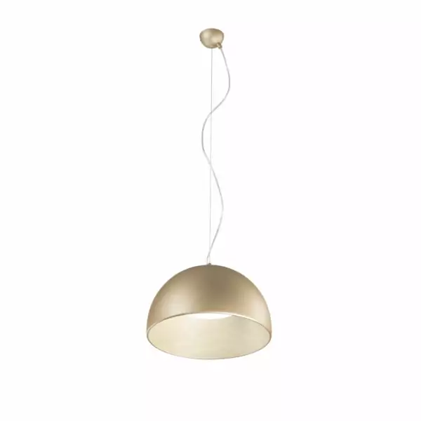 LUCE AMBIENTE E DESIGN Suspension LED Coco Gold en métal 30W CCT 35 cm (Suspensions Design & Déco / Éclairage intérieur LED)