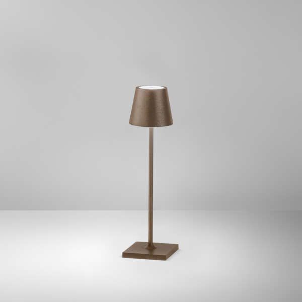 Lampe de table rechargeable en bronze 1,5W 165lm – Image 3