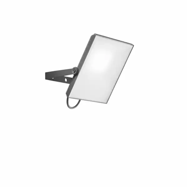 INTEC Projecteur LED AXEL en aluminium argenté 50W CCT IP65 30,1 cm (Projecteur LED / Éclairage extérieur LED)