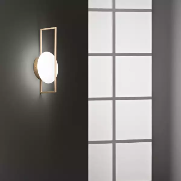 Applique LED FOBOS gold en métal et acrylique 12W CCT 34 x 17 cm – Image 2