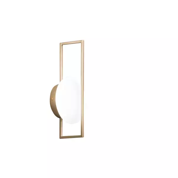 LUCE AMBIENTE E DESIGN Applique LED FOBOS gold en métal et acrylique 12W CCT 34 x 17 cm (Applique murale / Éclairage intérieur LED)