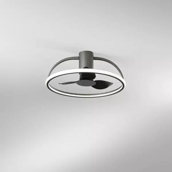 Plafonnier LED blanc HADLEY avec ventilateur 55W CCT 5500 lm 60 cm – Image 2
