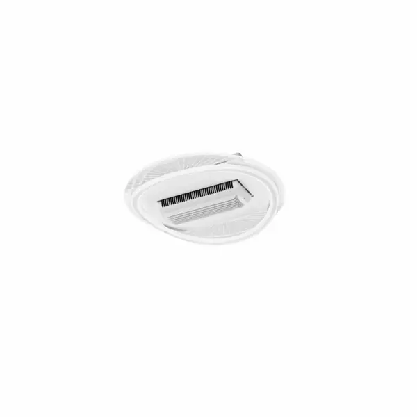 INTEC Plafonnier LED HERON avec ventilateur blanc 48W 4800 50 cm (Plafonnier / Éclairage intérieur LED)