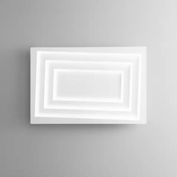 Plafonnier LED hypnotic blanc 55W avec interrupteur CCT 60 x 40 cm – Image 2