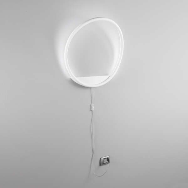 Applique murale linger blanche en métal et silicone LED 25W avec CCT orientable 60 cm – Image 2