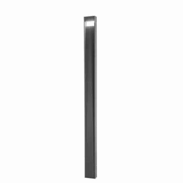 INTEC Poteau extérieur lumina en aluminium anthracite 12W CCT 80 cm (Bornes extérieures LED / Éclairage extérieur LED)