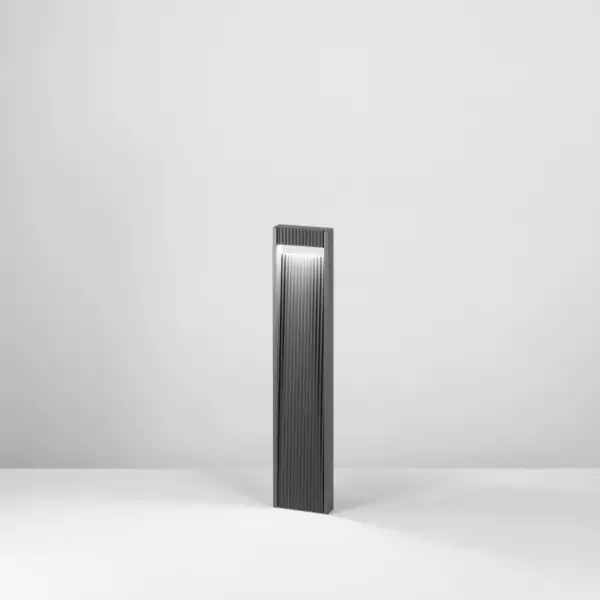 Poteau extérieur lumina en aluminium anthracite 30W CCT 230 cm – Image 2