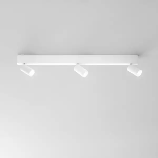 Applique LED blanche orientée en métal GU10 2x8W 800lm 3000K 90 cm – Image 2