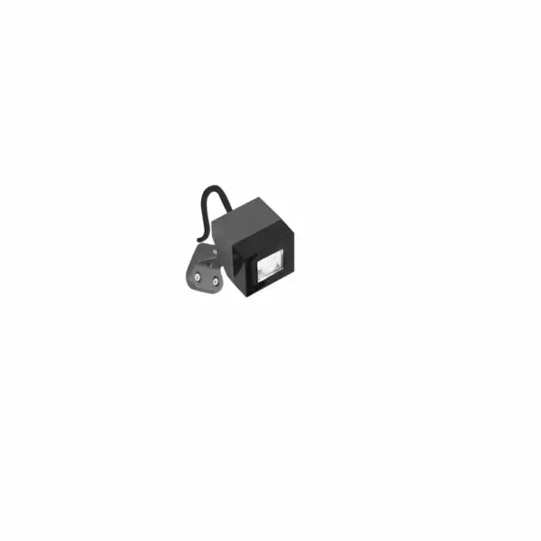 INTEC Projecteur extérieur pavé en métal anthracite 6W CCT (Projecteurs décoratifs pour jardins / Éclairage extérieur LED)