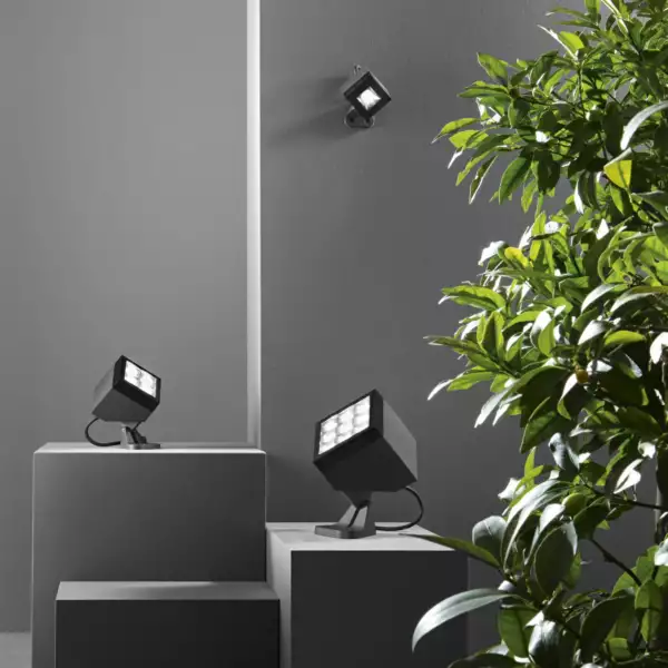 Projecteur d'extérieur pave en métal anthracite 18W CCT – Image 5