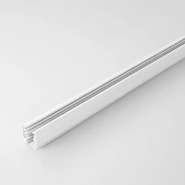 Rail Triphasé en aluminium blanc mat, 2 mètres – Image 2