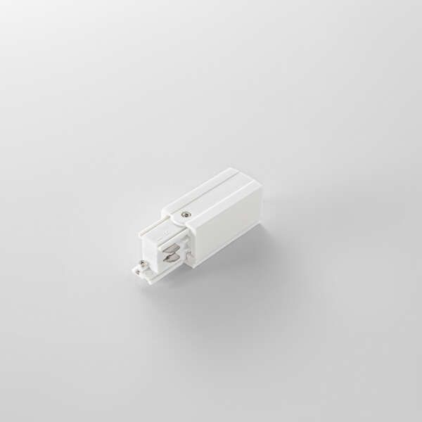 INTEC Accouplement droit pour rail à six fils DALI blanc (Connectiques et câbles basse tension RGBW / Ruban LED et Bande LED)