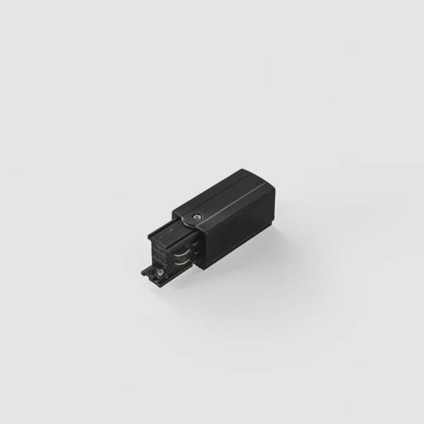 INTEC Accouplement gauche pour rail noir à six fils sur rail DALI (Connectiques et câbles basse tension RGBW / Ruban LED et Bande LED)