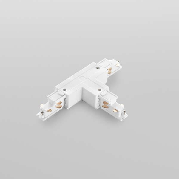 Connexion en T droite pour rail à six fils DALI blanc – Image 2