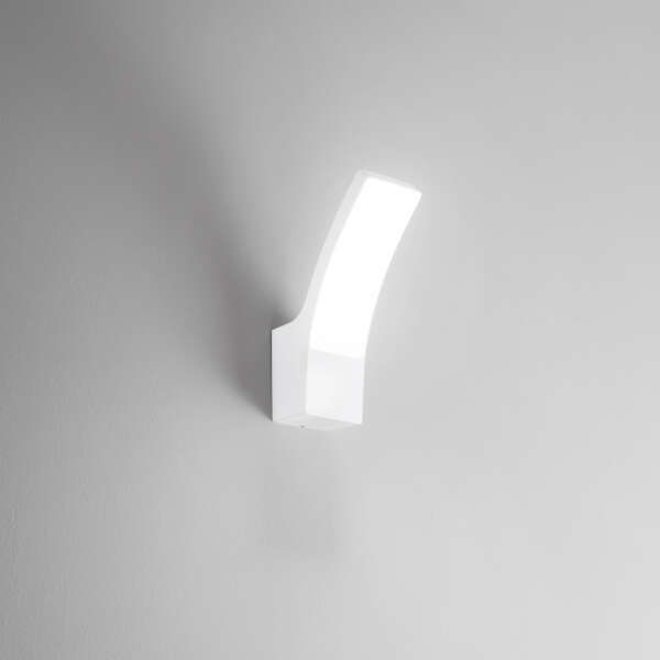 Applique d'extérieur blanche SAIL aluminium LED 12W IP65 CCT 24,5 cm – Image 2