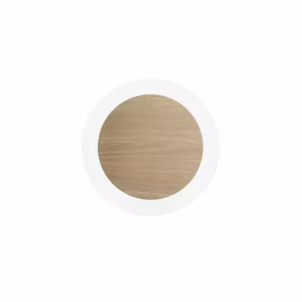 LUCE AMBIENTE E DESIGN Plafonnier LED SAMSARA noir en métal effet bois CCT 36W 40 cm (Plafonnier / Éclairage intérieur LED)
