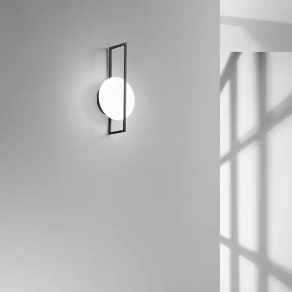 Applique LED spoiler en métal noir 20W avec fonction CCT 6x60 cm – Image 3