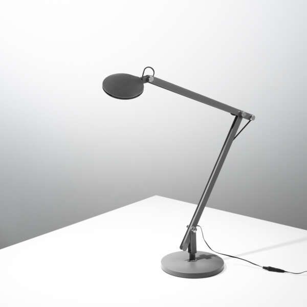 Lampe de lecture LED orientable LOCKE en métal gris, lumière naturelle – Image 3
