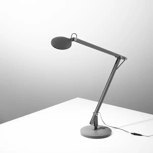Lampe de lecture LED orientable LOCKE en métal gris, lumière naturelle – Image 3