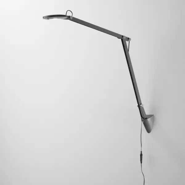 Lampe de lecture LED orientable LOCKE en métal gris, lumière naturelle – Image 2