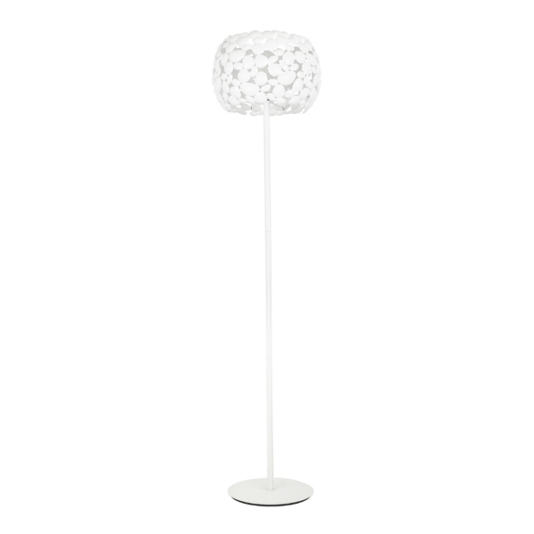 LUCE AMBIENTE E DESIGN Lampadaire DIONISO en métal blanc 163 cm (Lampadaires / Éclairage décoratif)