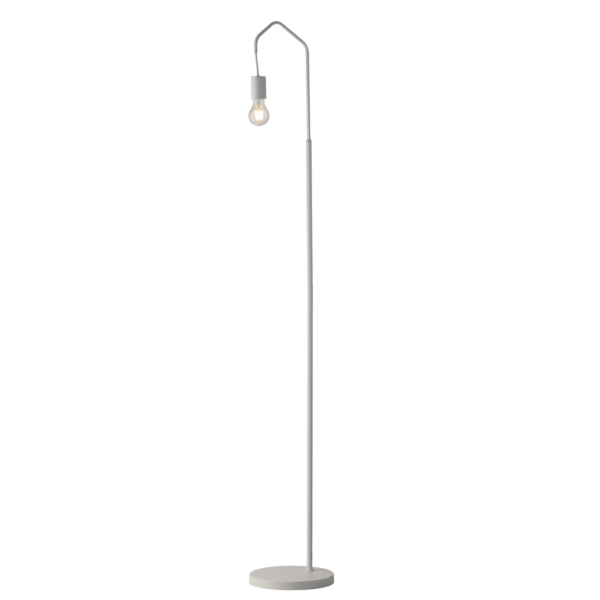 LUCE AMBIENTE E DESIGN Lampadaire habitat en métal blanc (Lampadaires / Éclairage décoratif)