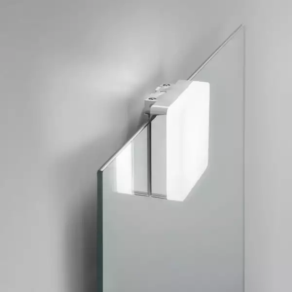 Applique salle de bain LED carrée DIVA avec base chromée 4W 3000K 4,5 x 4,5 cm – Image 2