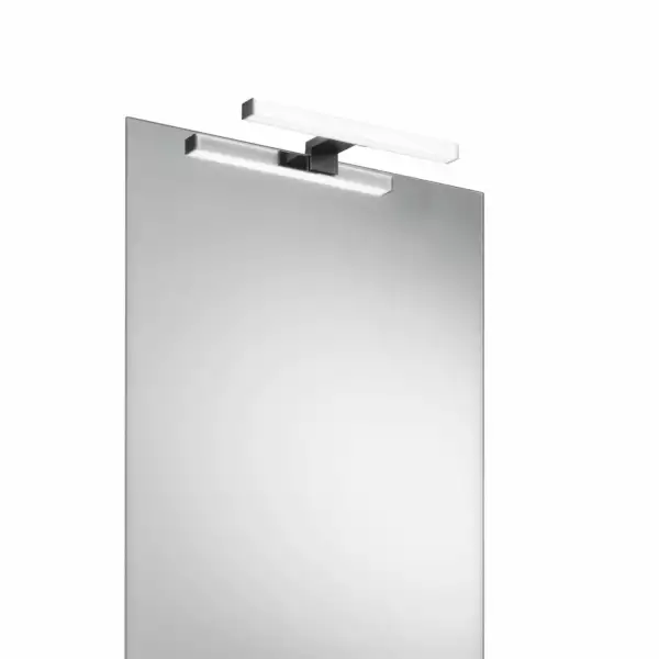 INTEC Noir applique salle de bain LED noire mate 5W 3000K (Applique murale / Éclairage intérieur LED)