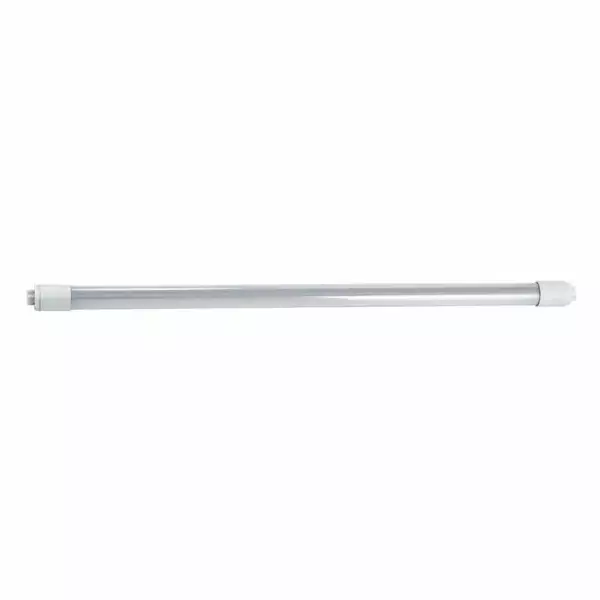 INTEC Barre LED T8 en aluminium blanc 18W 4000K (lumière naturelle) 120 cm (Bande LED 12V et 24V / Ruban LED et Bande LED)