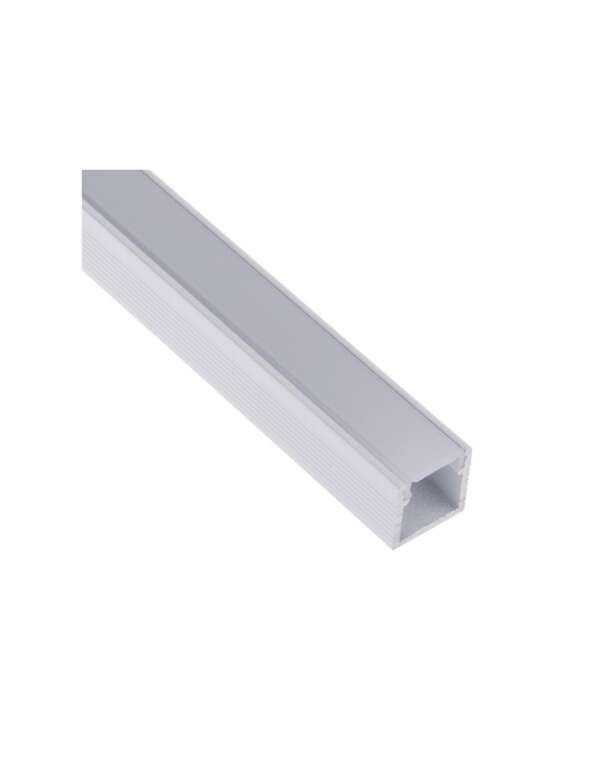 DESIGN LIGHT Profile Aluminum blanc LINE 2 m (Profilé aluminium pour rubans LED / Ruban LED et Bande LED)