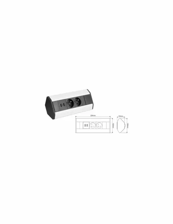 Bloc prises CORNER BOX 2 – Image 2