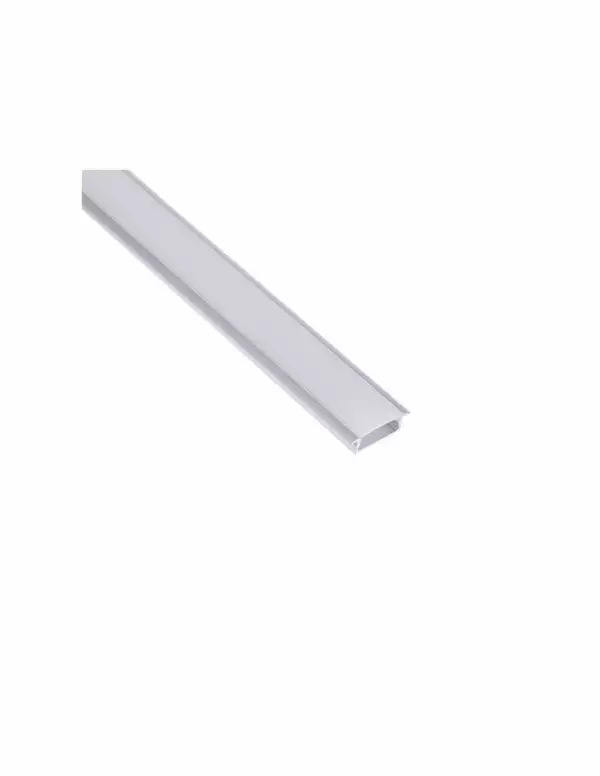 DESIGN LIGHT Inline Z profile aluminium encastré diffusant opale 2 m (Profilé aluminium pour rubans LED / Ruban LED et Bande LED)