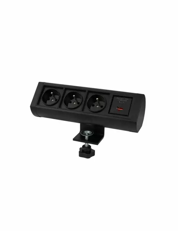 DESIGN LIGHT Bloc prises fixation rapide Officebox (Prises encastrables saillies et d'angle / Accessoires)