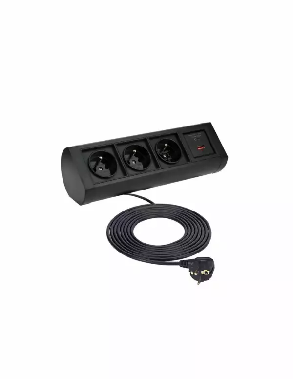 Bloc prises fixation rapide Officebox – Image 2