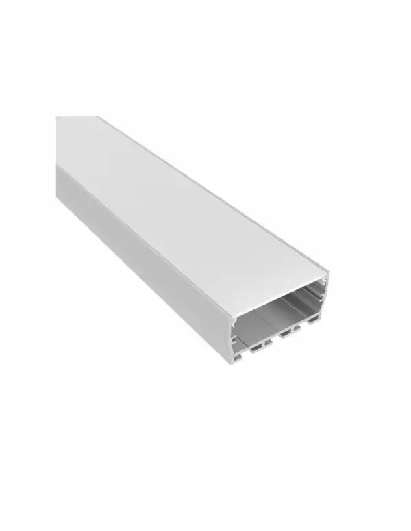 DESIGN LIGHT Profile aluminium diffusant opale JAPET XL (Profilé aluminium pour rubans LED / Ruban LED et Bande LED)