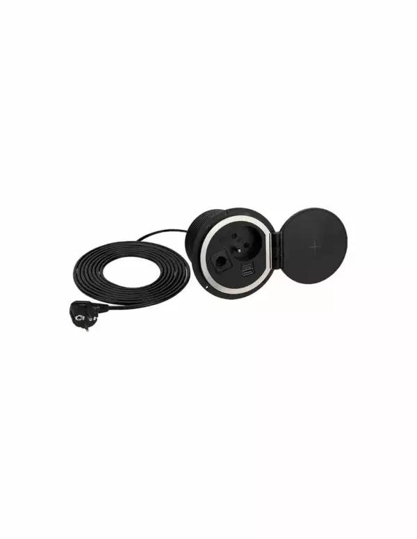 DESIGN LIGHT Bloc prises et charge induction SAMBO BOX (Prises encastrables saillies et d'angle / Accessoires)