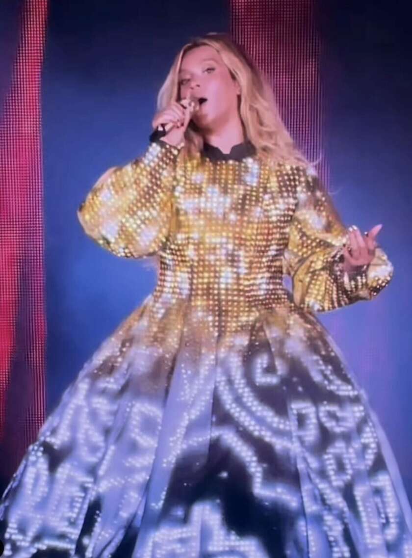 La robe LED de Beyoncé pour 