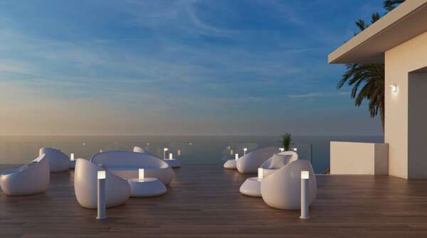 TURA 30CM 12W 180° 3000K CORTEN – Image 5